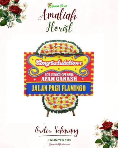 Bunga Papan Congratulation di Sanggalangit